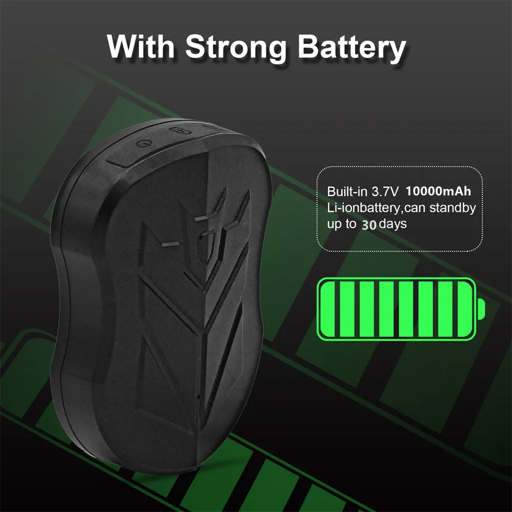 New 4G Waterproof ST-915 10000mAH Battery GPS Tracker Vehicle Track Locator Magnet Long Standby Real Time  Position APP