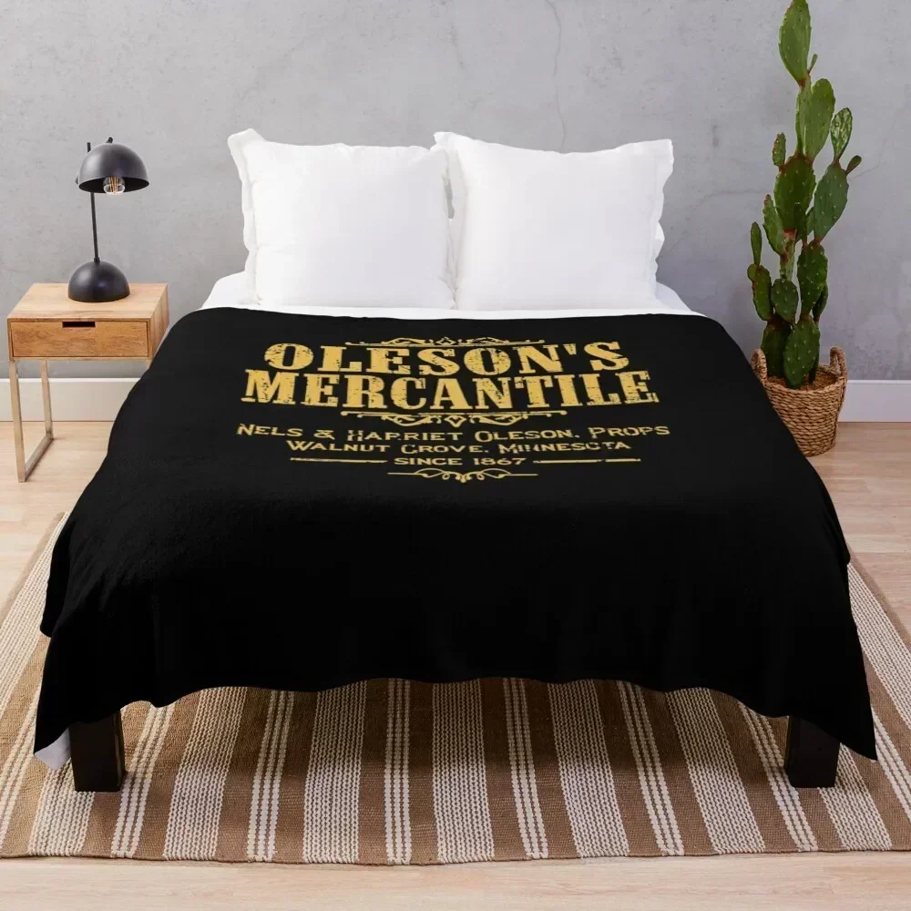 

Oleson's Mercantile - From Little House on the Prairie Throw Blanket Warm Comfortable Blanket Gift for Parents Friends
