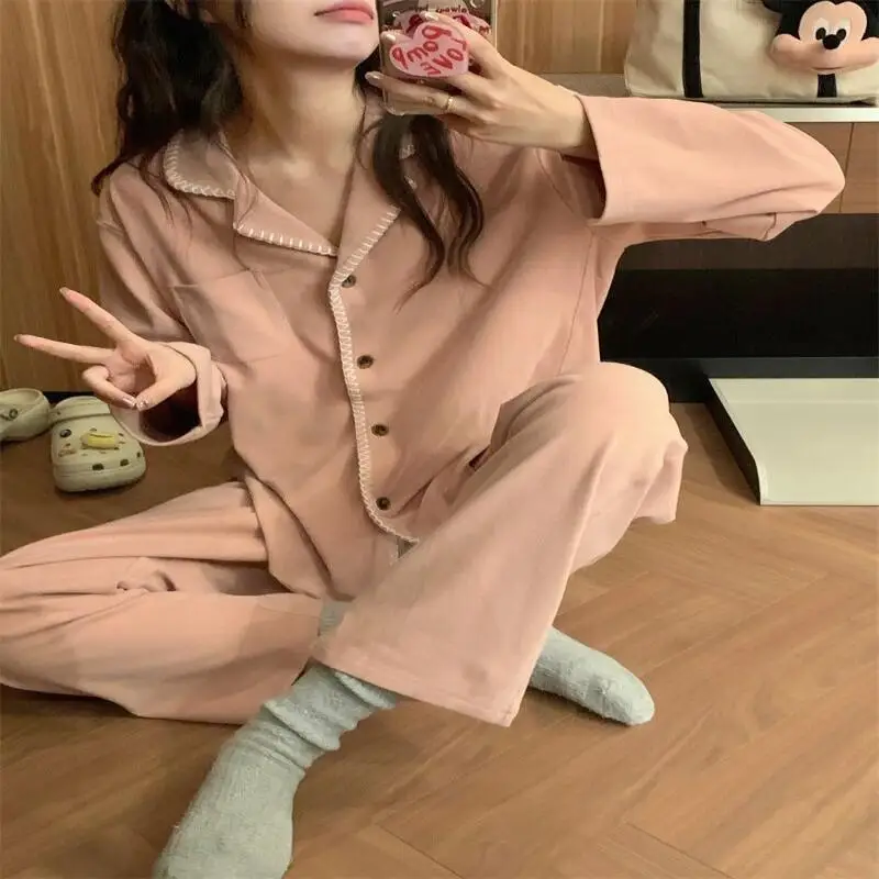Sexy Pyjama Set Student Cartoon Casual 2-delige Dameskleding Dame Sets Trainingspakken Vrouw Twee Bijpassende Tweedelige Kleding Pak