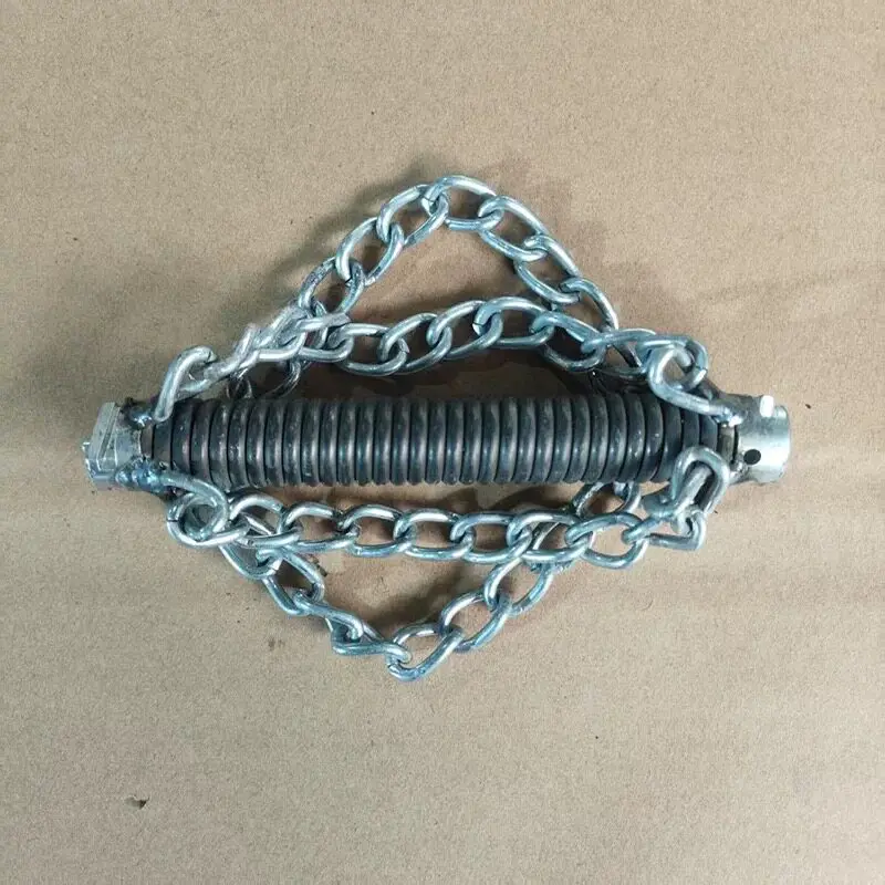 Dredging Spring Chain Cutter Head 16mm 22mm 30mm Joint – Powerful Cleaning Tool for Oil Pipe Drain