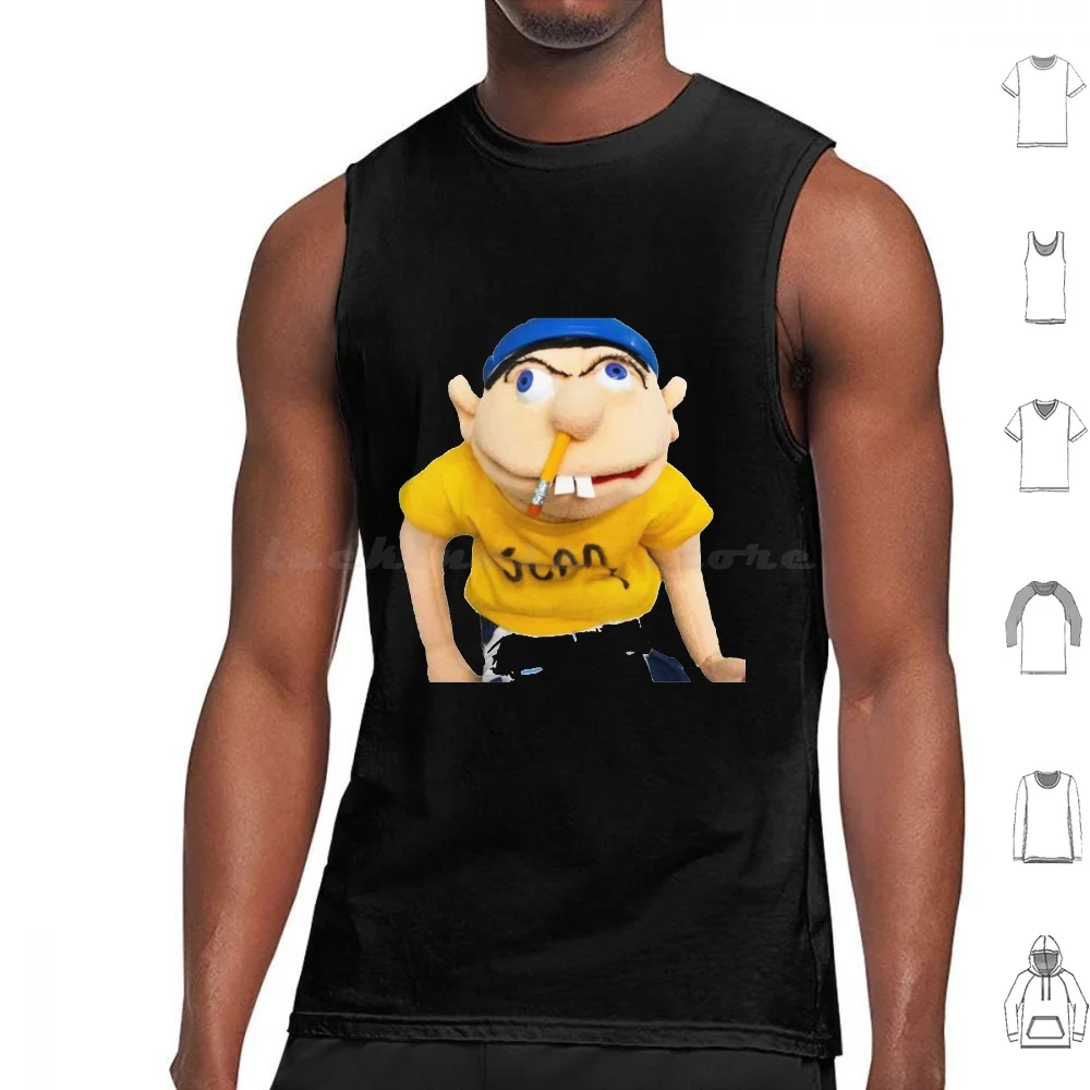 Grab It Fast Tank Tops Print Cotton Sml Jeffy Jeffy Sml Sml Jeffy Logo Trending Youtube Logan Super Sml Jeffy Long