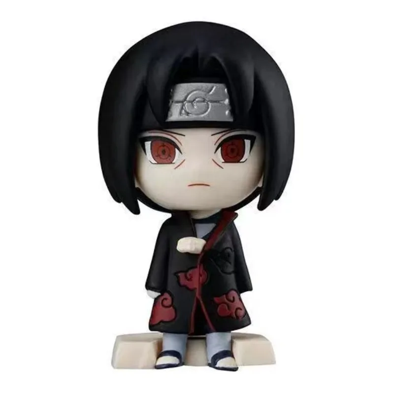 Bandai Original Gashapon Naruto Uchiha Namikaze Minato Anime Action Assembly Toys Collectible Model Ornaments Gifts For Children