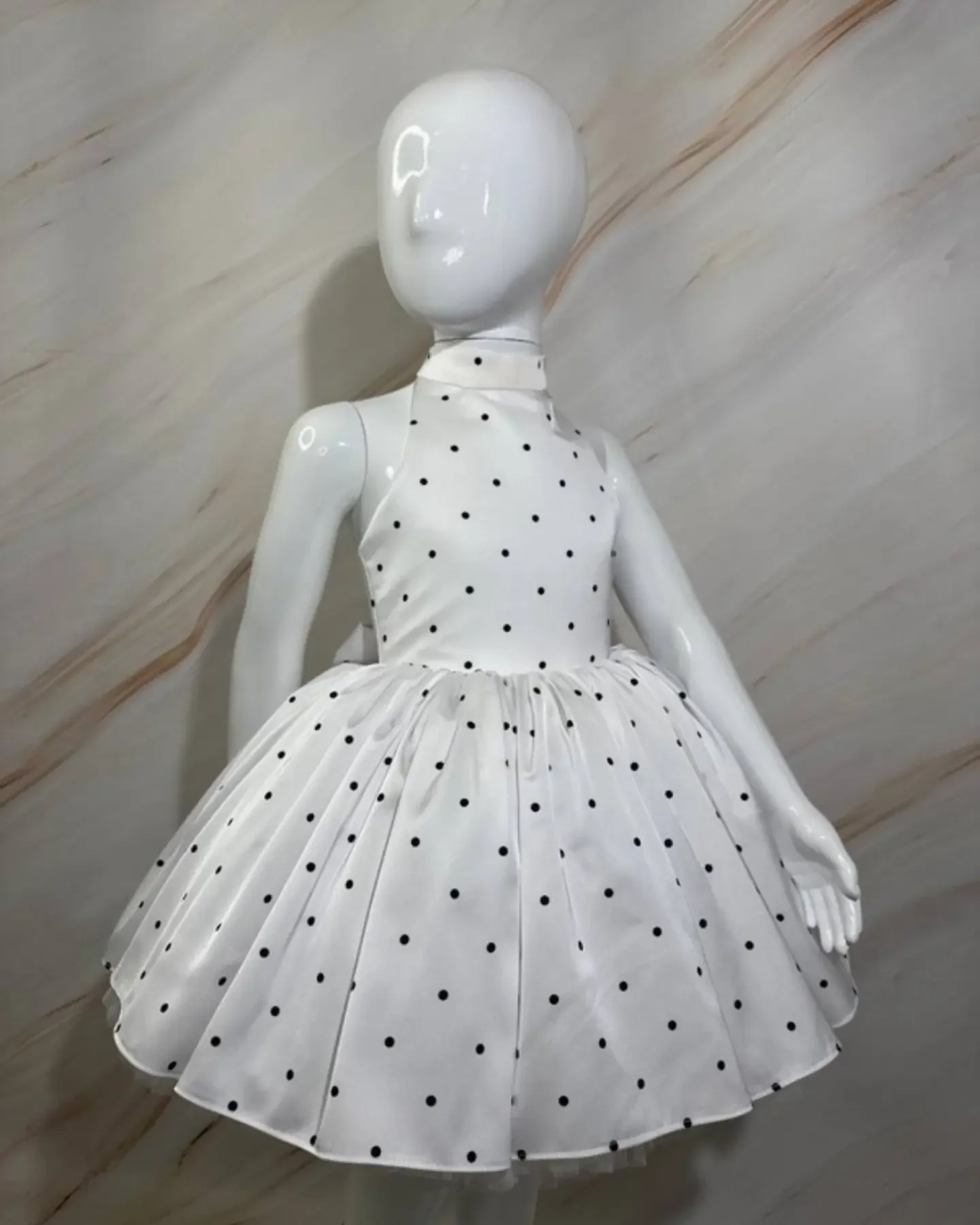 Elegant Flower Girl Dresses for Wedding Backless with Bow Knee Lenght Kids Birthday Party Dress First Communion Gown Custom