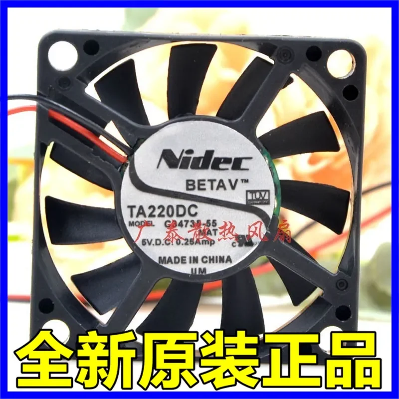 for Nidec C34735-55 5V 0.25A 5010 Projector Cooling Fan 5CM Original Replacement