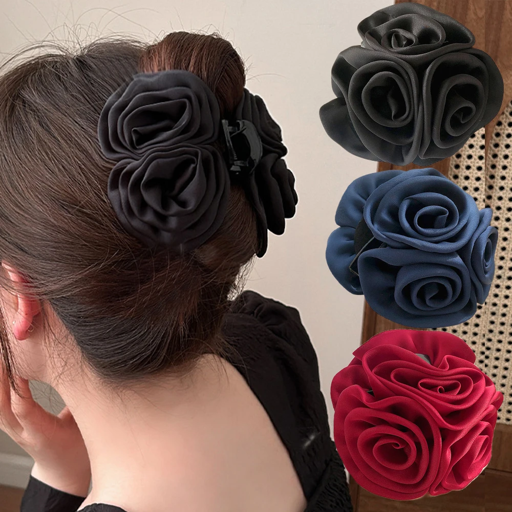 Art And Craft Hair - New Rose Hair Claws Hairpin Sweet