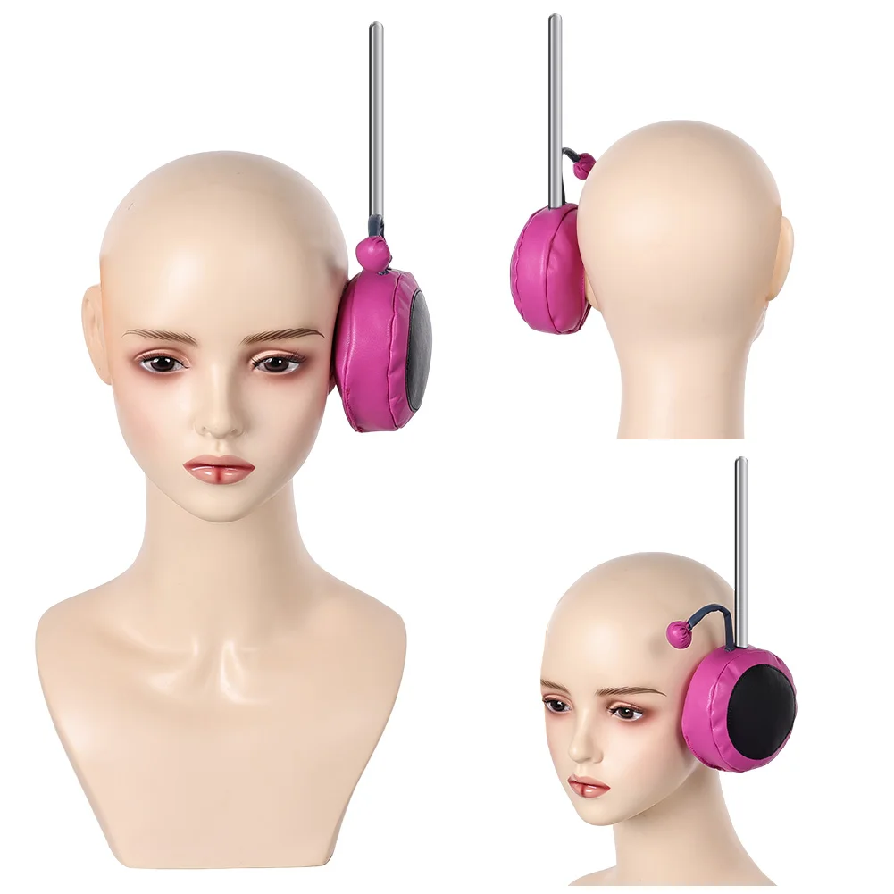Anime One Cosplay Pieces Robin Bonney Cosplay Egghead Earmuffs Adult Earphone Disguise Props Accessories Headgear Halloween