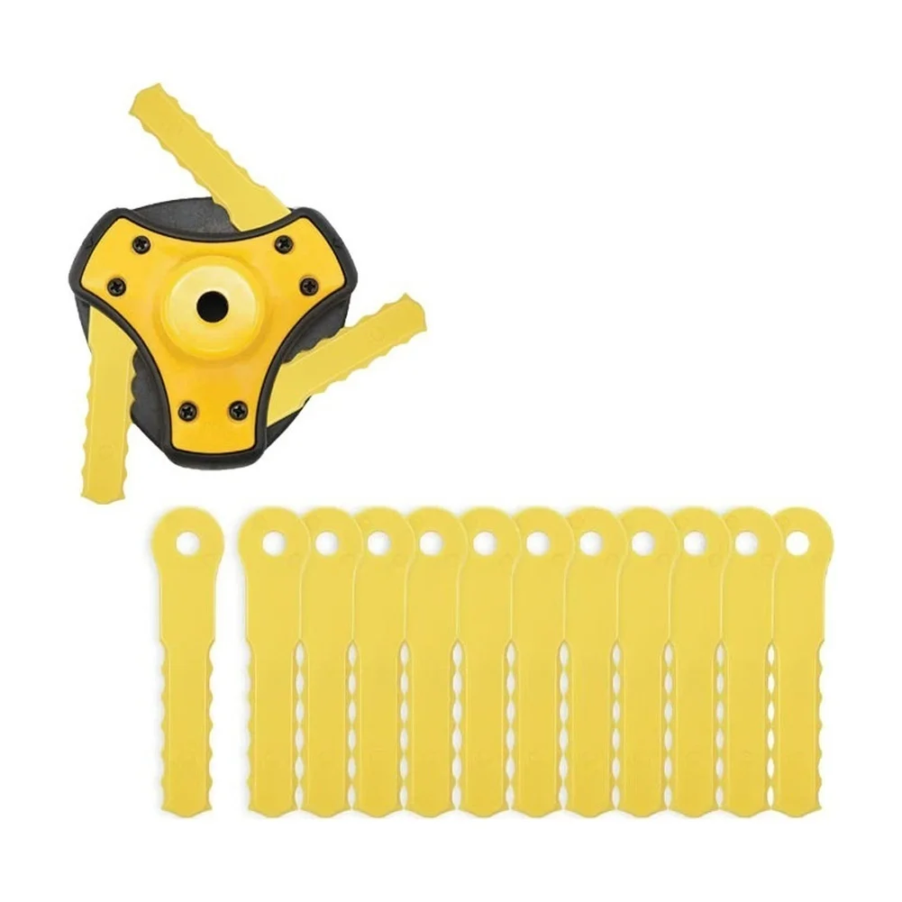 SOFT-30Pcs 70289A 14867B Replacement ABS Nylon Head Blades For Weed Warrior 3-Blade Trimmer Head String Trimmer Parts