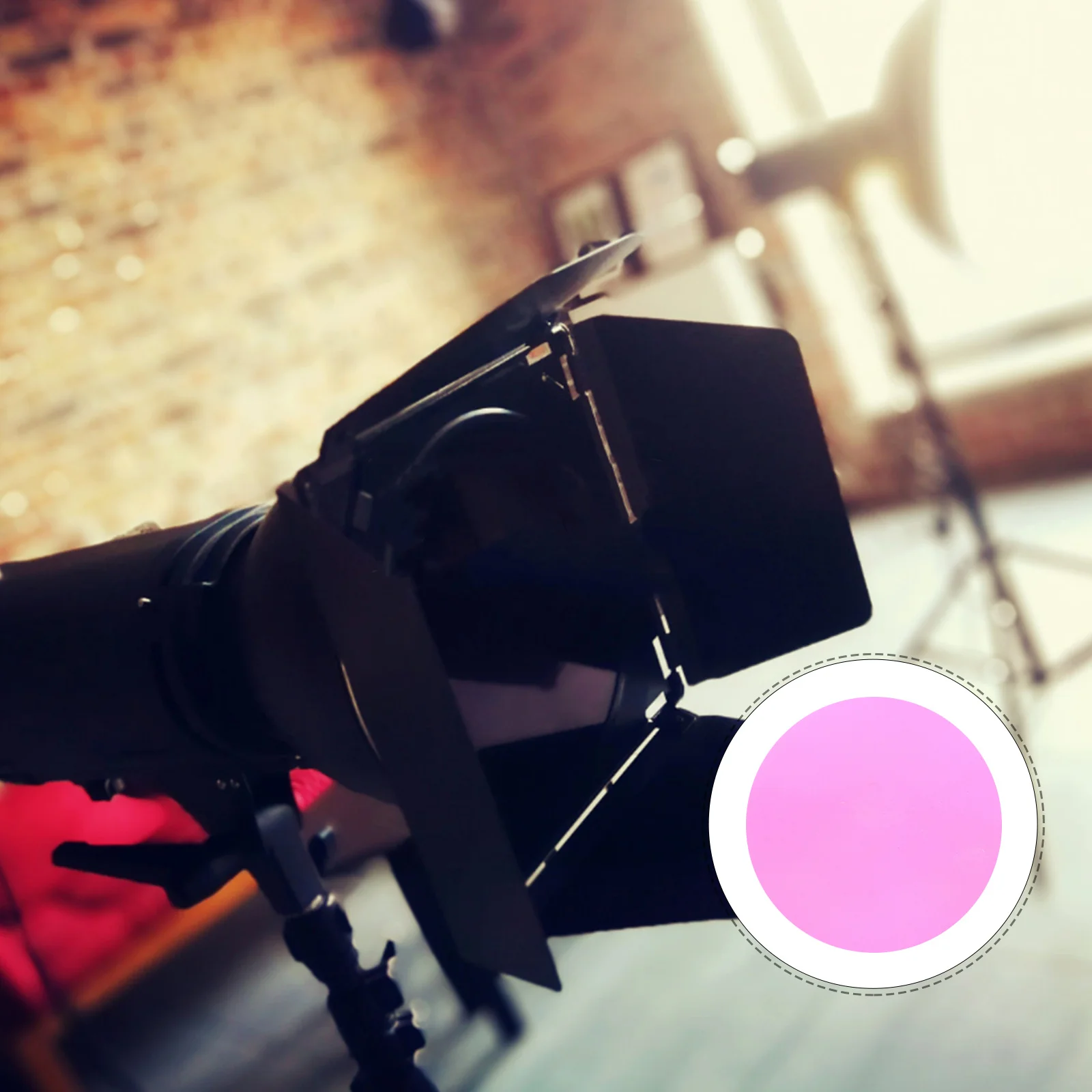 

25pcs Color Correction Gel Light Filters 50Mm Round Colored Sheets For Led Lamp Ambient Photography Lighting