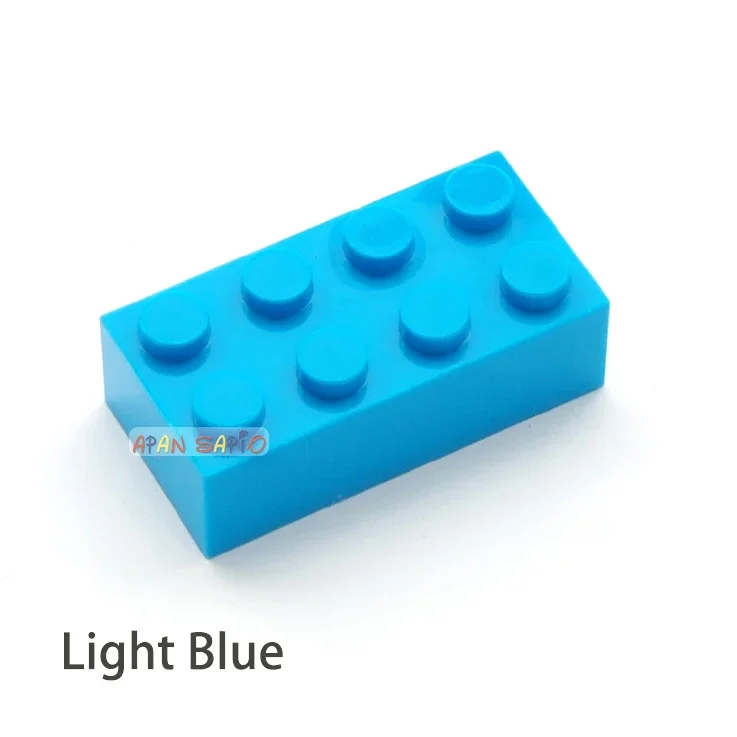 300 stücke 2x4 Dot DIY Bausteine Dicke Zahlen Bricks Pädagogisches Kreative Größe Kompatibel Mit 3001 Kunststoff Spielzeug für Kinder