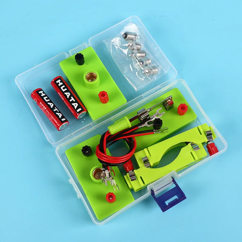 Creative Science Experiment Set For Kids Gift Simple Physics Electricity Experiment Kits Circuit Series Parallel Connection Toy