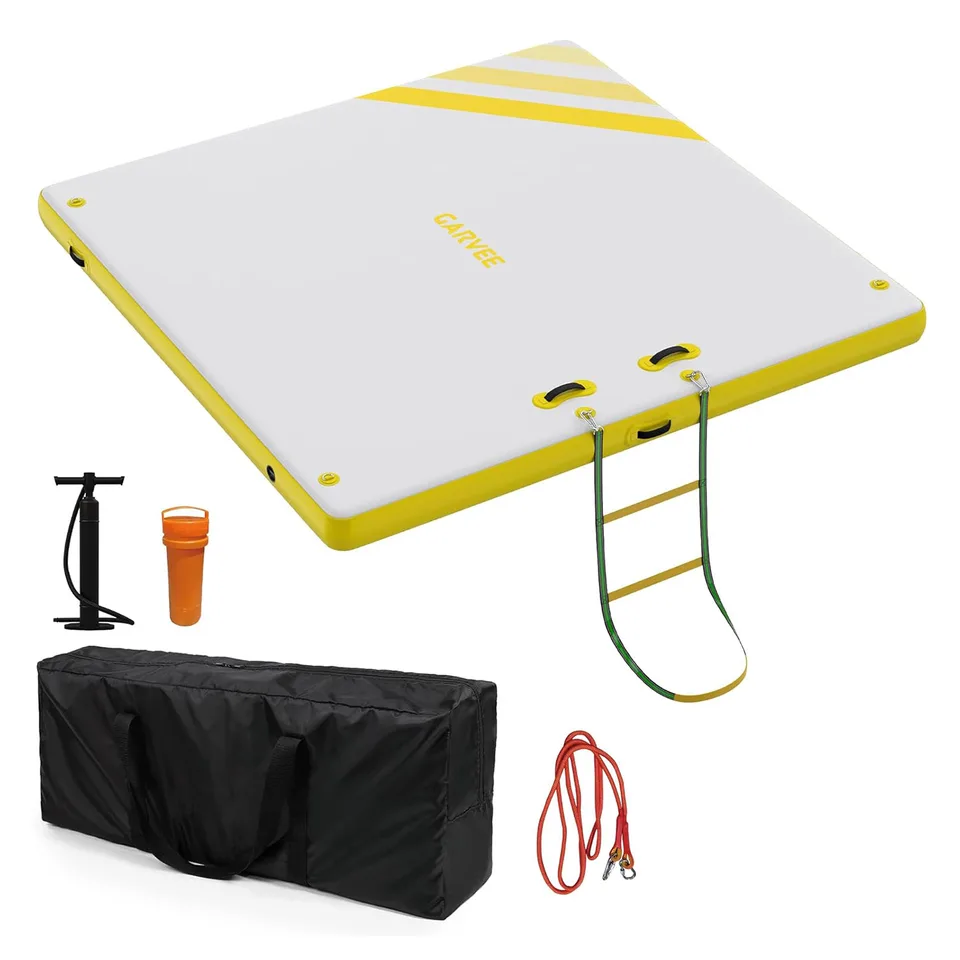 Portable Inflatable Floating Water Dock Platform