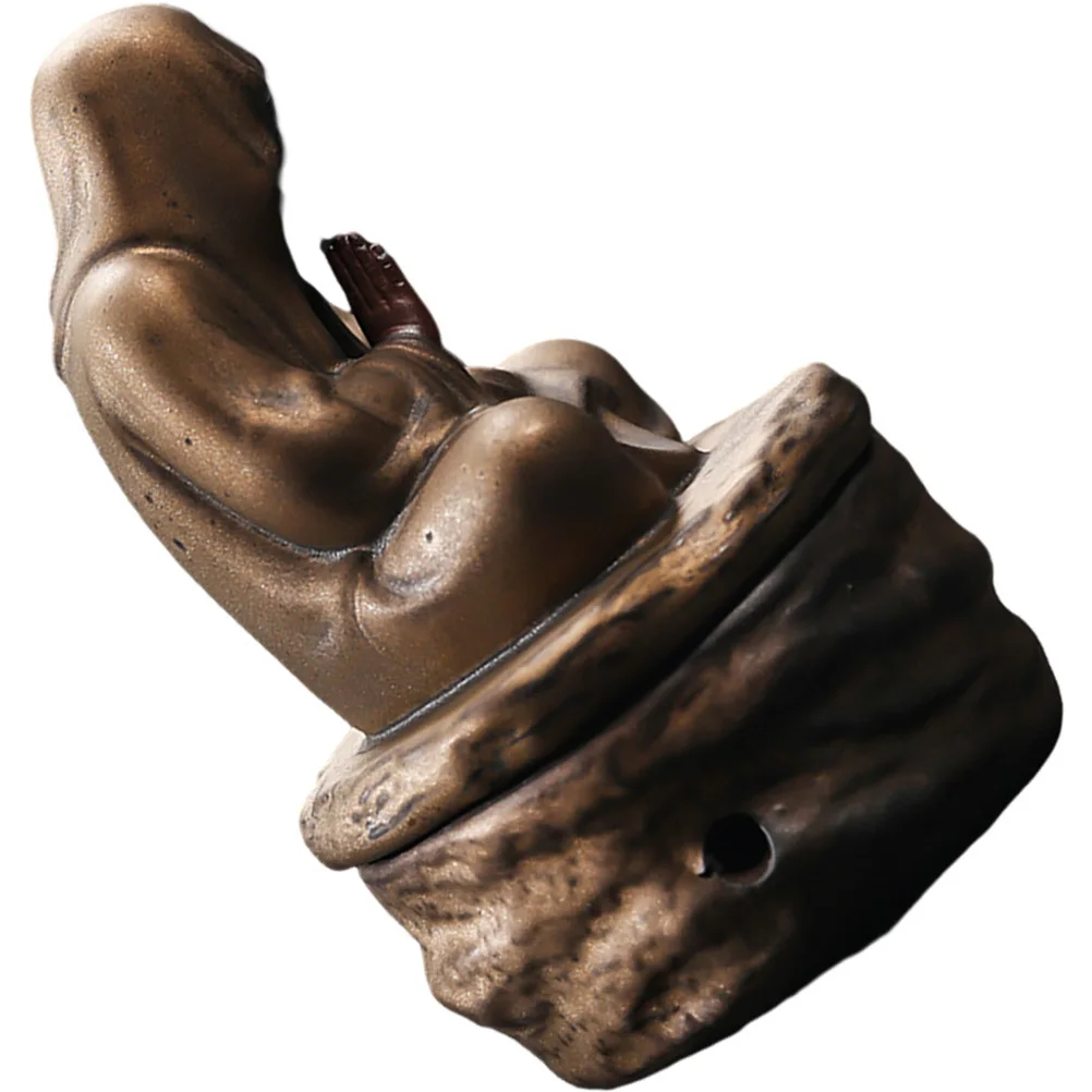 

Ceramic Incense Burner Coil Incense Holder Tabletop Decorative Accents for Home Office Yoga Room Meditation Space