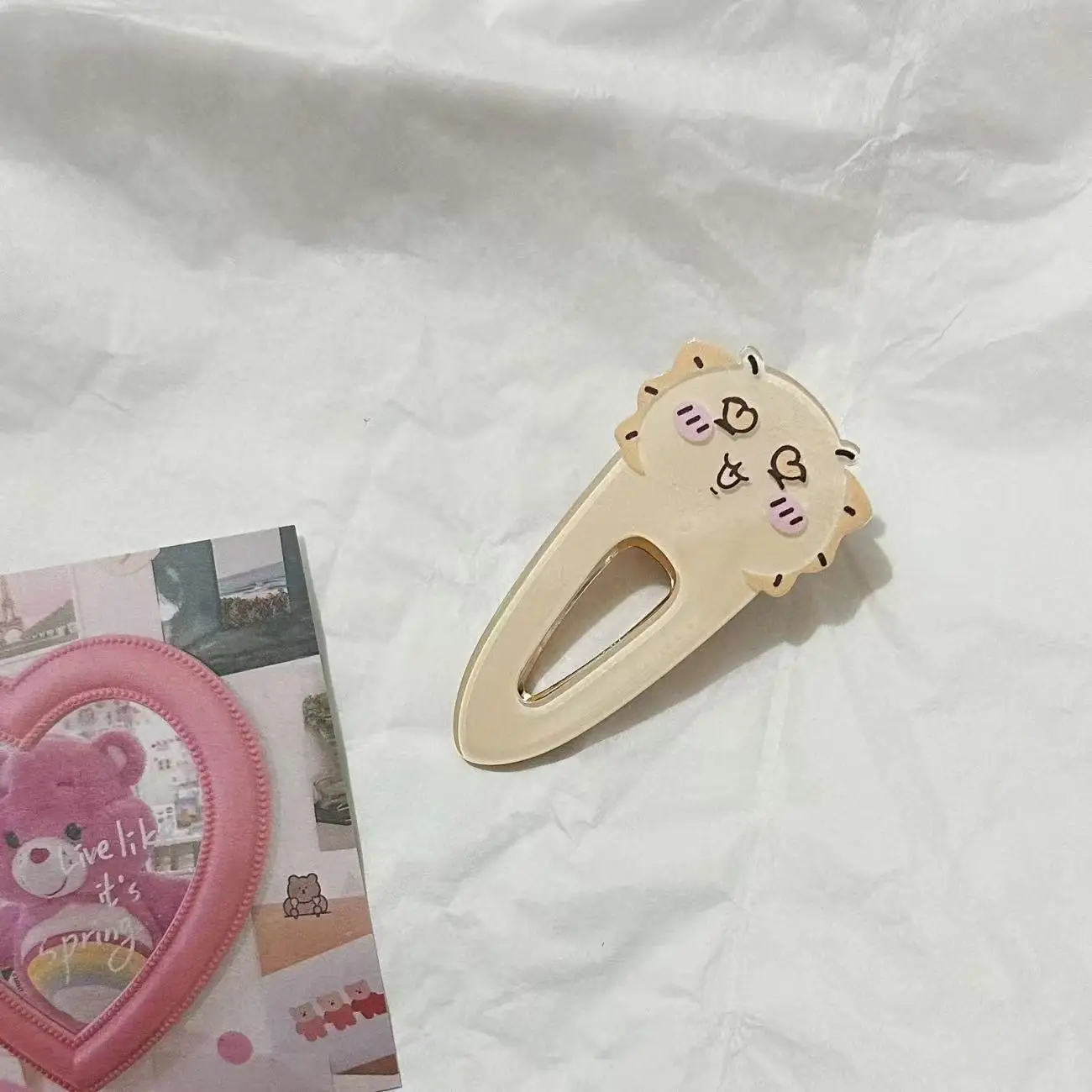 Kawaii Chiikawas Charakter-Haarspangen Niedliche Cartoon-Acryl-Entenschnabel-Clips Lustige Anime-Haaraccessoires für den Täglichen Gebrauch