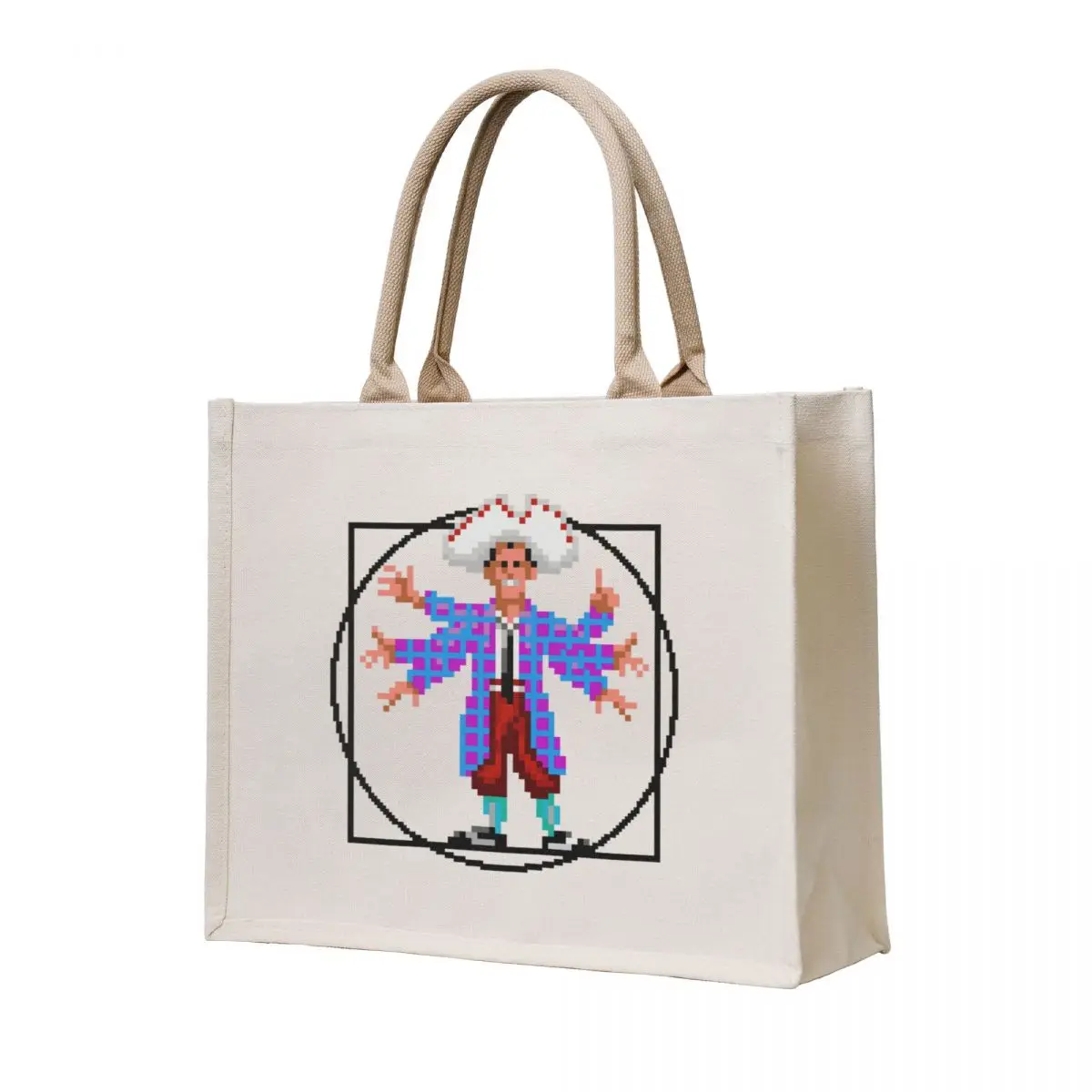 

Stan, the vitruvian salesman Tote Bag shoping bag Women's shopping bag cute tote shopping bags foldable