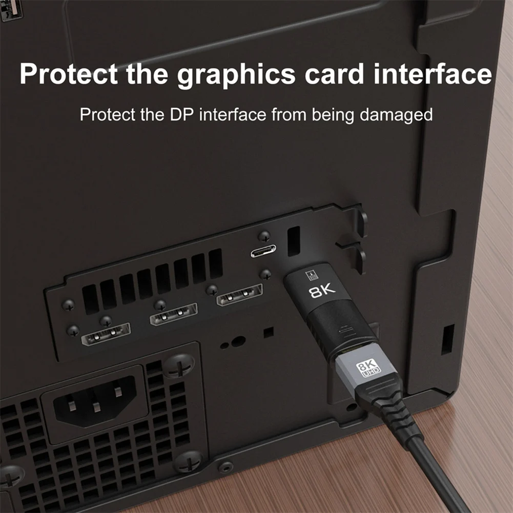 8K DisplayPort to HDMI-Compatible Adapter Converter 8K/60Hz 4K/120Hz_N34R
