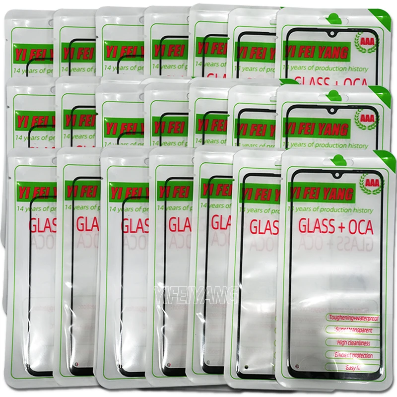 10 قطعة الزجاج الخارجي الأمامي مع عدسة شاشة OCA لـ Tecno bb4 bd3 be7 bf6 bf7n bg6 ca7 cb7 cc6 cc7s 6 استبدال شاشة لوحة ال سي دي #4