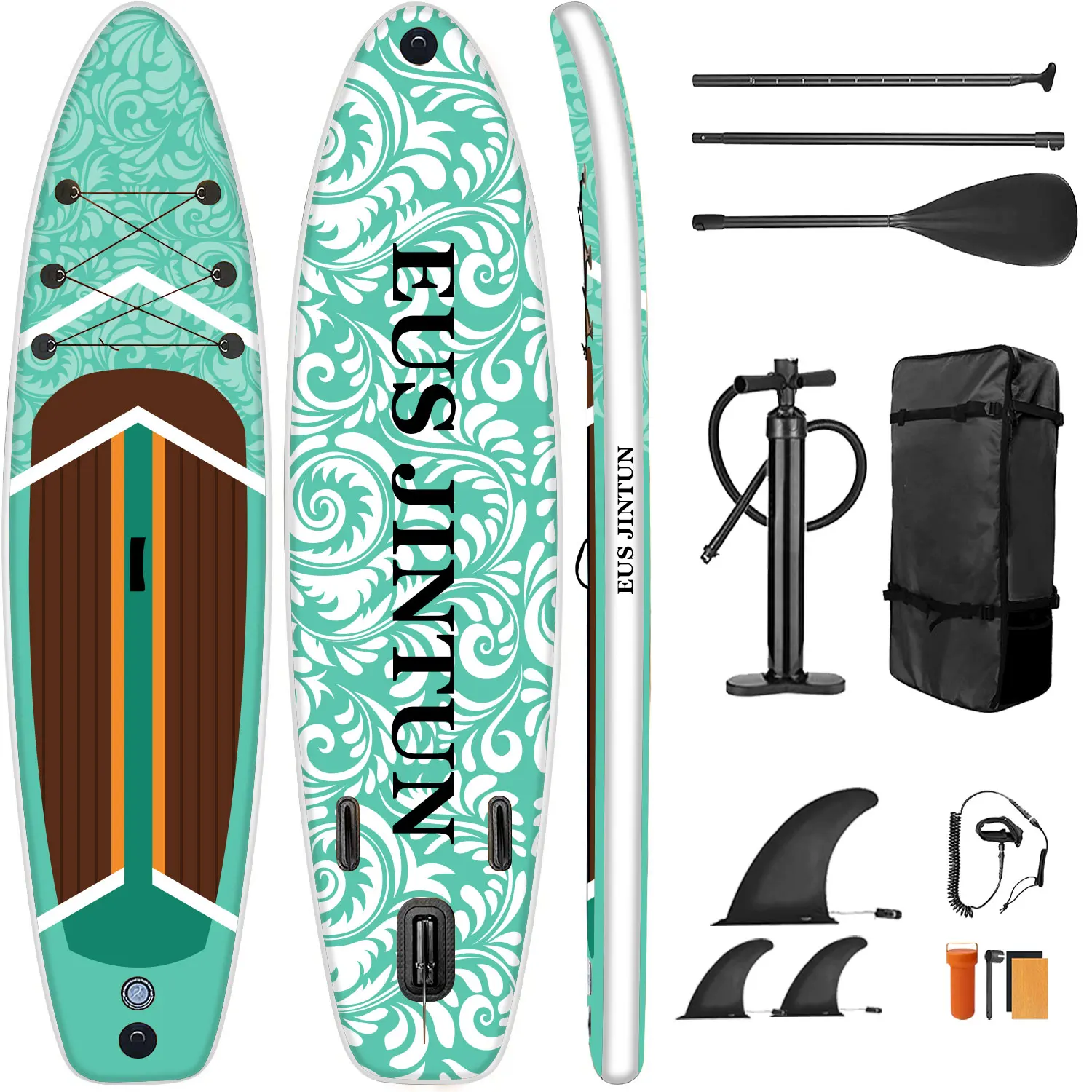 OEM High Quality pvc Custom Inflatable Paddleboard sup Wear-resistant portable sub Surfboard Non-slip paddle board touring sup