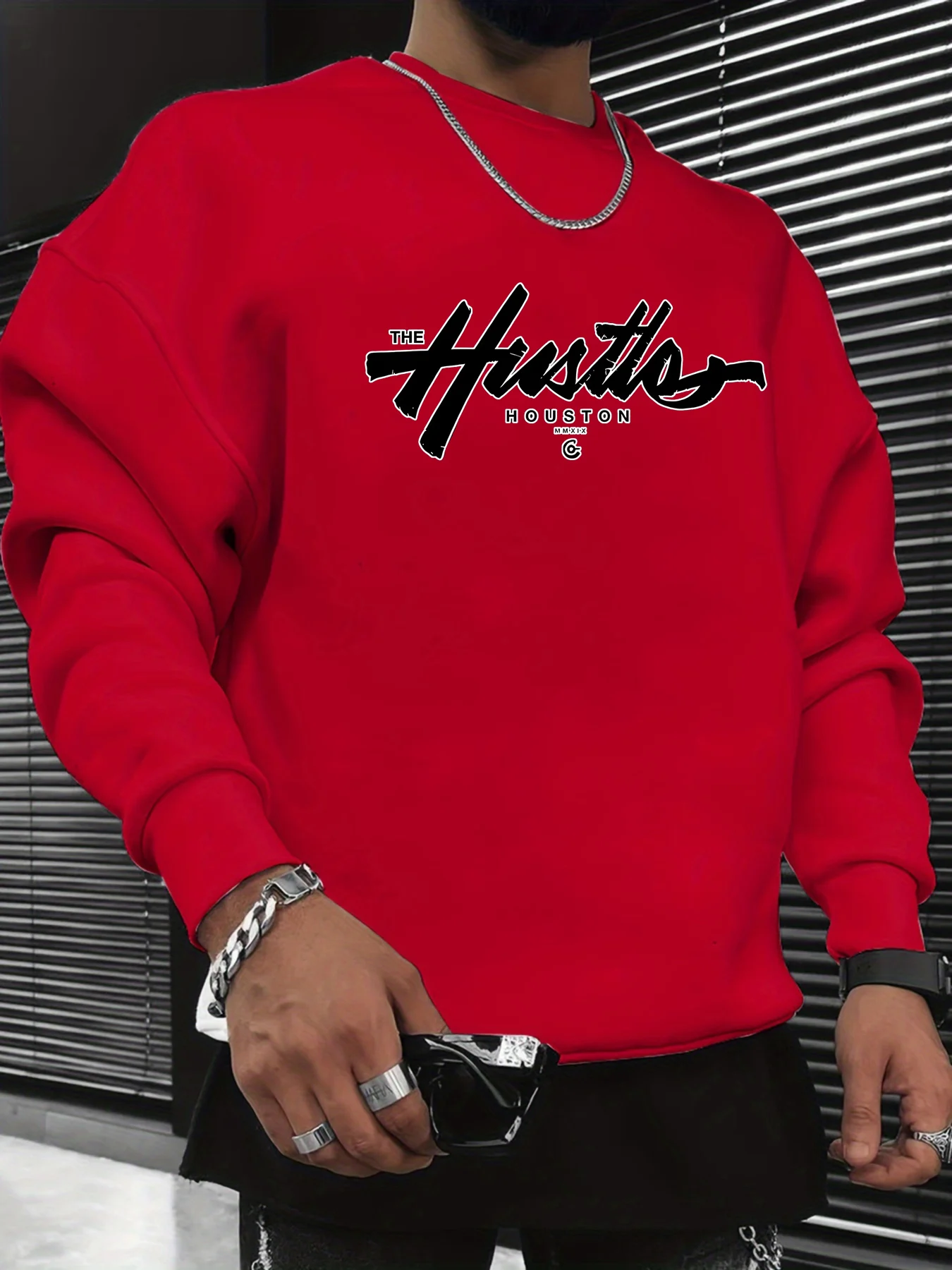 Thumbnail 4 - #27 Latest Mens Round Neck Hoodies Offers