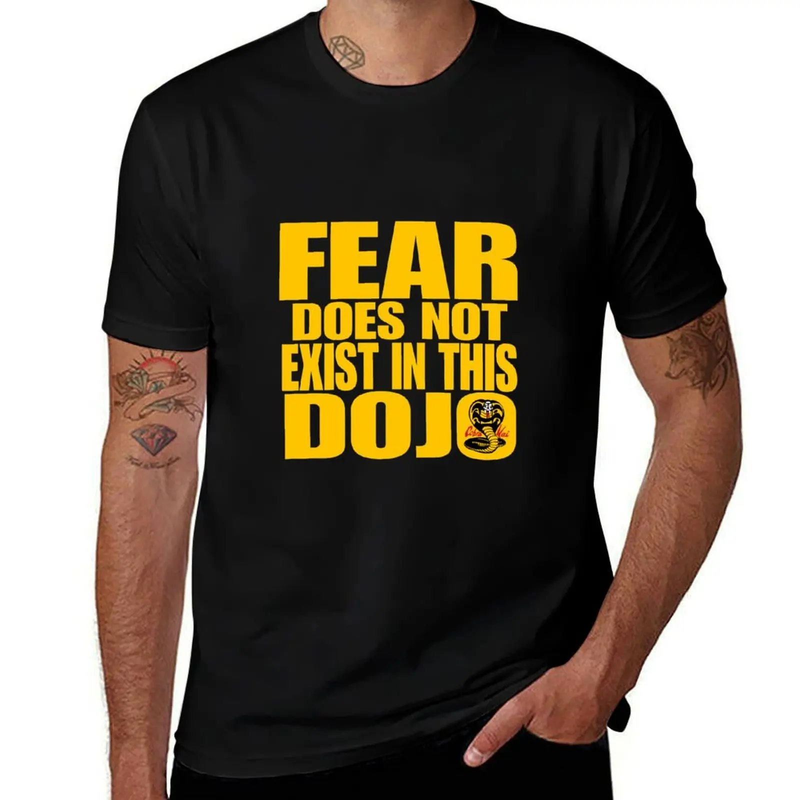 Fear Doesn't Exist In This Dojo T-Shirt t shirts for man pack cotton t shirt man designer T-Shirt