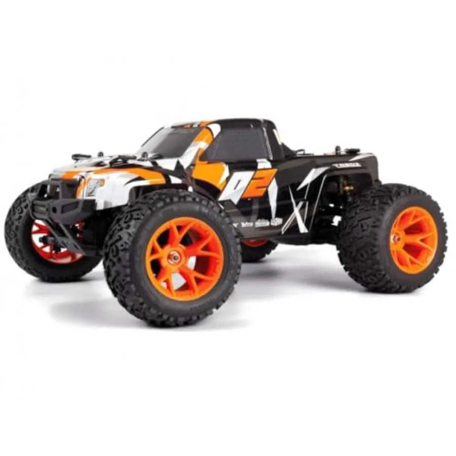 

1/10 Electric RTR Monster Truck Orange Off-Road Racing Vehicle with High-Performance Motor and Durable Shock Absorbers
