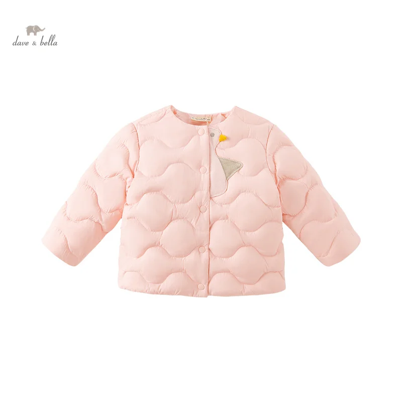 Dave Bella Children Girls Boys Down Jacket Outerwear 2023 Autumn Winter New Fashion Casual Padding Coat Outdoor Party DB4236953