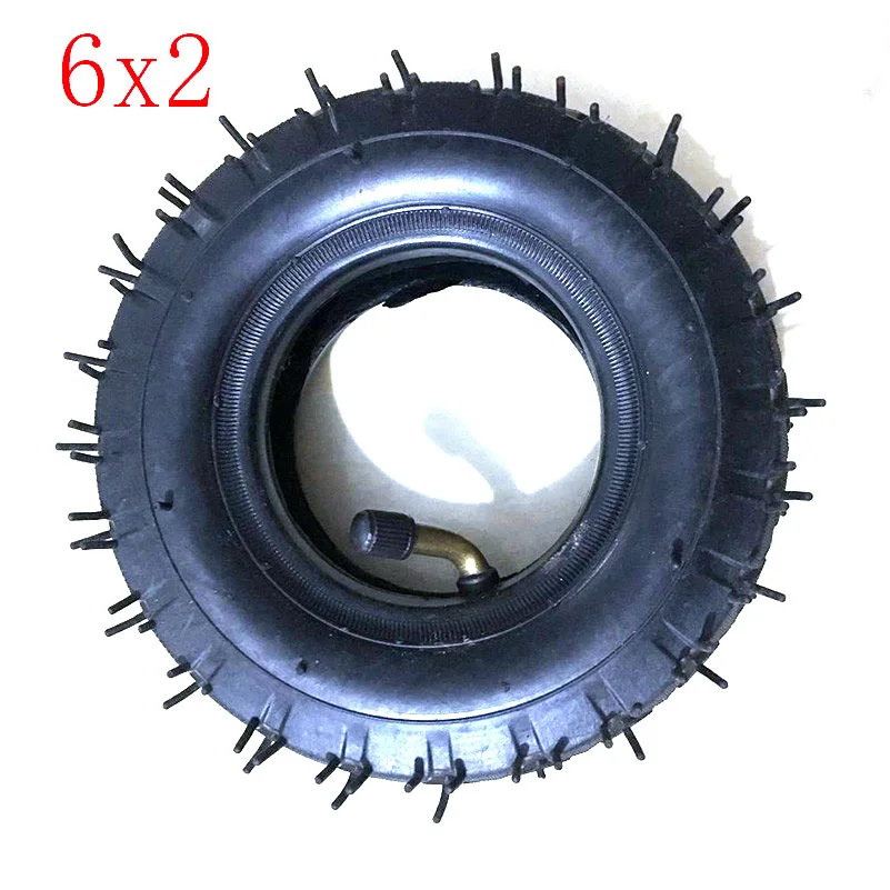 Size 6x2 Tire Inner Tube Fits Electric Scooter for Modified Wheel 160mm Pneumatic Tyre F0