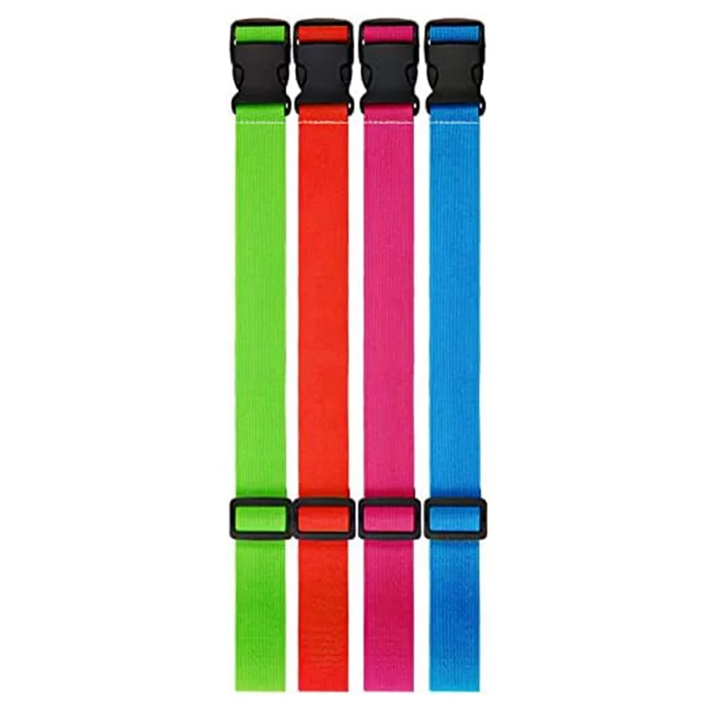 B28C-4 Stuks Strandlaken Clips Bands Elastische Handdoekbanden Stretch Stoelbanden Handdoekhouder Lichtgewicht Winddicht Voor Vakantie