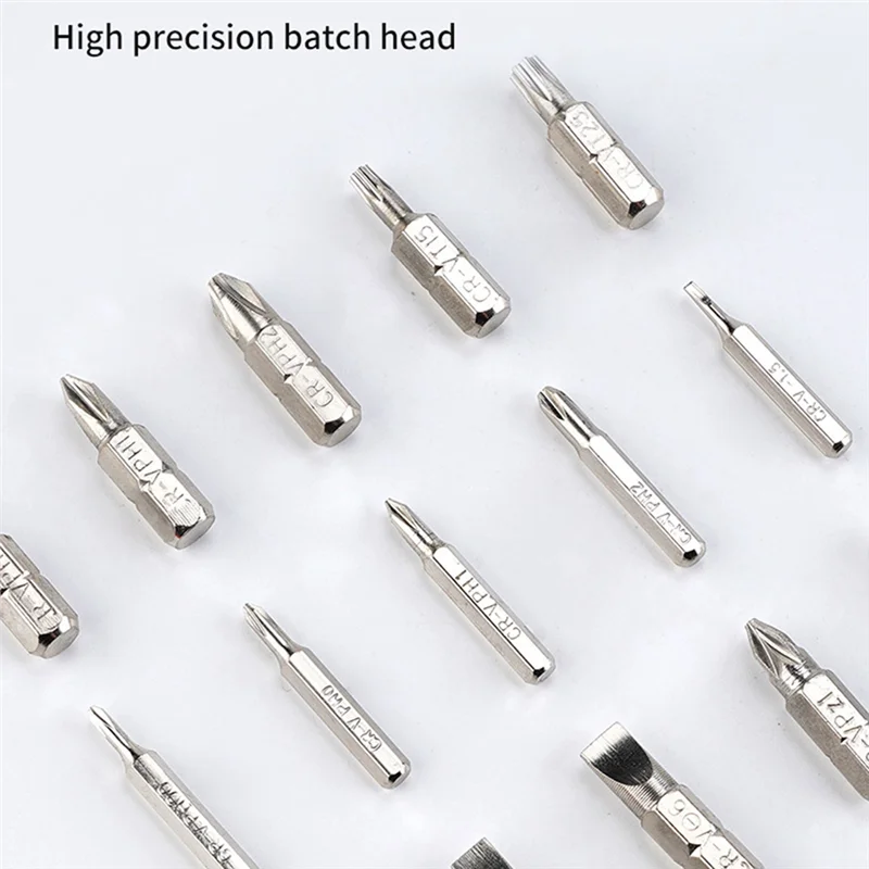 ABHB-42-In-1 Ratchet Combination Screwdriver Set Vertical And Horizontal Ratchet Household Precision Maintenance Tools Durable
