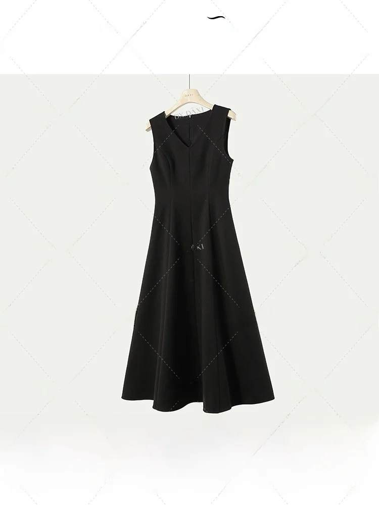 

Новое женское зимнее платье A-силуэта Ele Bla Svel с завышенной талией, длинное, серия DAI DAXI Ele Moment