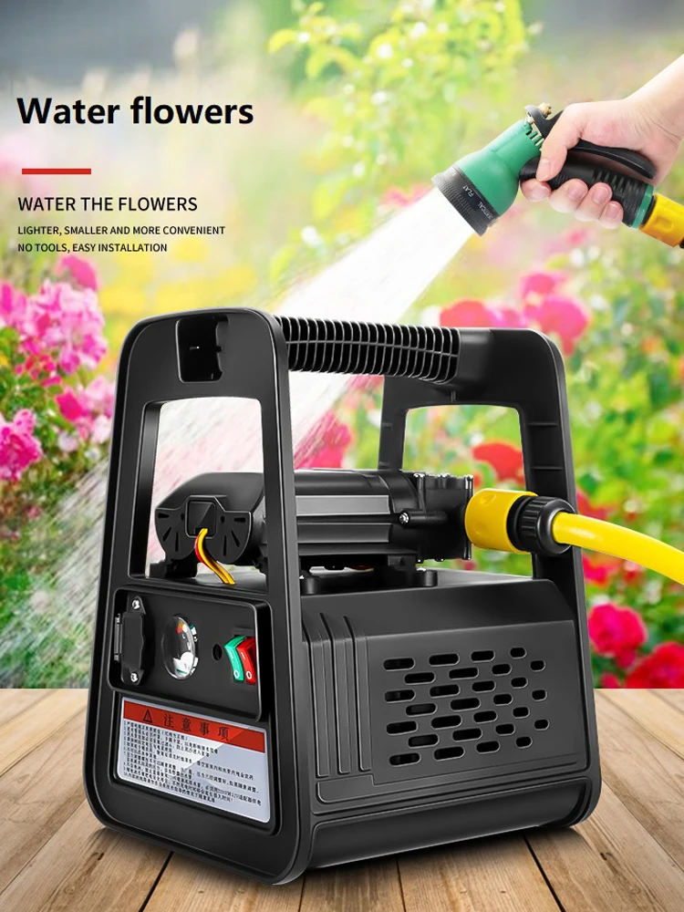 12V Outdoor Household Portable Vegetable Watering Pump Rechargeable Lithium Battery Small Agricultural Water Suction Sprayer