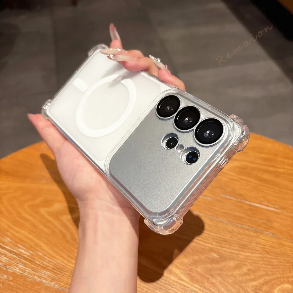 Stoßfeste Matte Magnetische Handyhülle für Samsung Galaxy S26 S24 Plus S25 Ultra A57 A17 A37 A27 A56 A26 A36 5G Schutzhülle – Detail 1