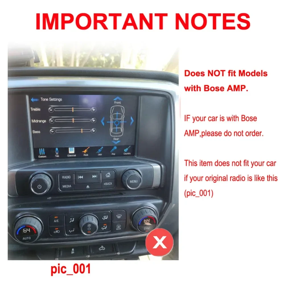 2 + 32G 9.7 بوصة أندرويد 13 لكاديلاك إسكاليد شراع SLS 2007-2014 شاشة تعمل باللمس ستيريو السيارة مع Carplay أندرويد السيارات #5