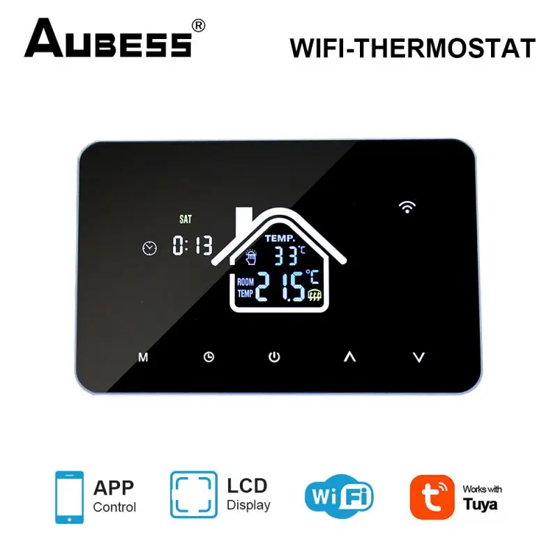 3A/16A Tuya WiFi Smart Thermostat, Electric Floor Heating Water/Gas Boiler Temperature Remote Controller For Home, Alexa