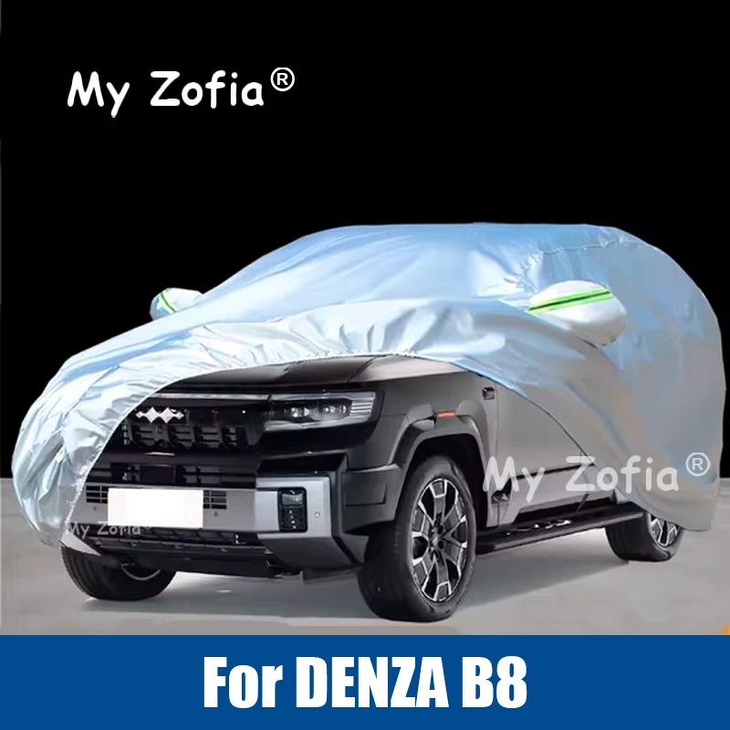 

For DENZA B8 Leopard 8 2025 2026 Full Car Covers Outdoor Sun Anti UV Rain Snow Dust Protection Oxford Cloth Accessories