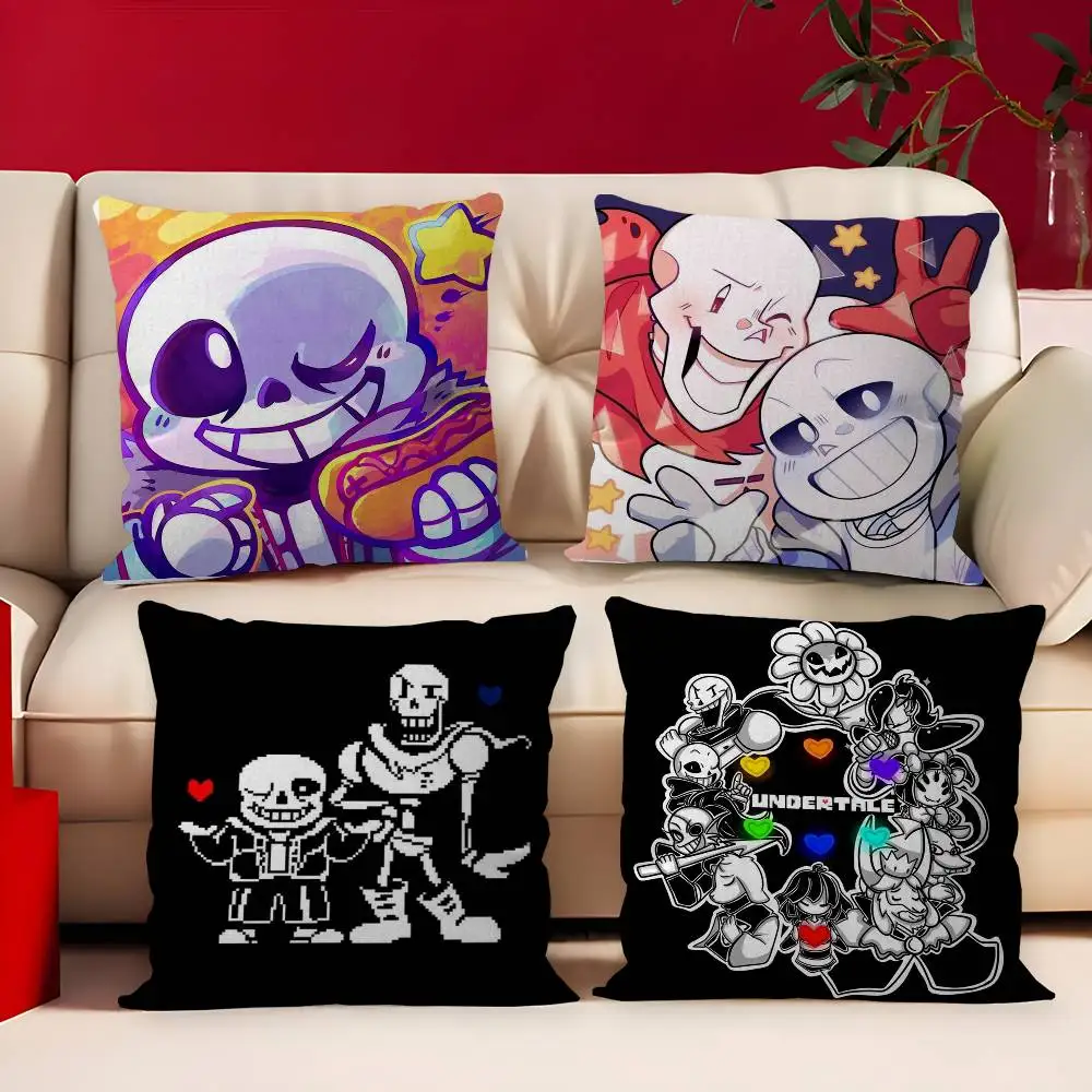 S-Sans Undertale Anime pillow cover sofa cushion cover home room decoration children gift