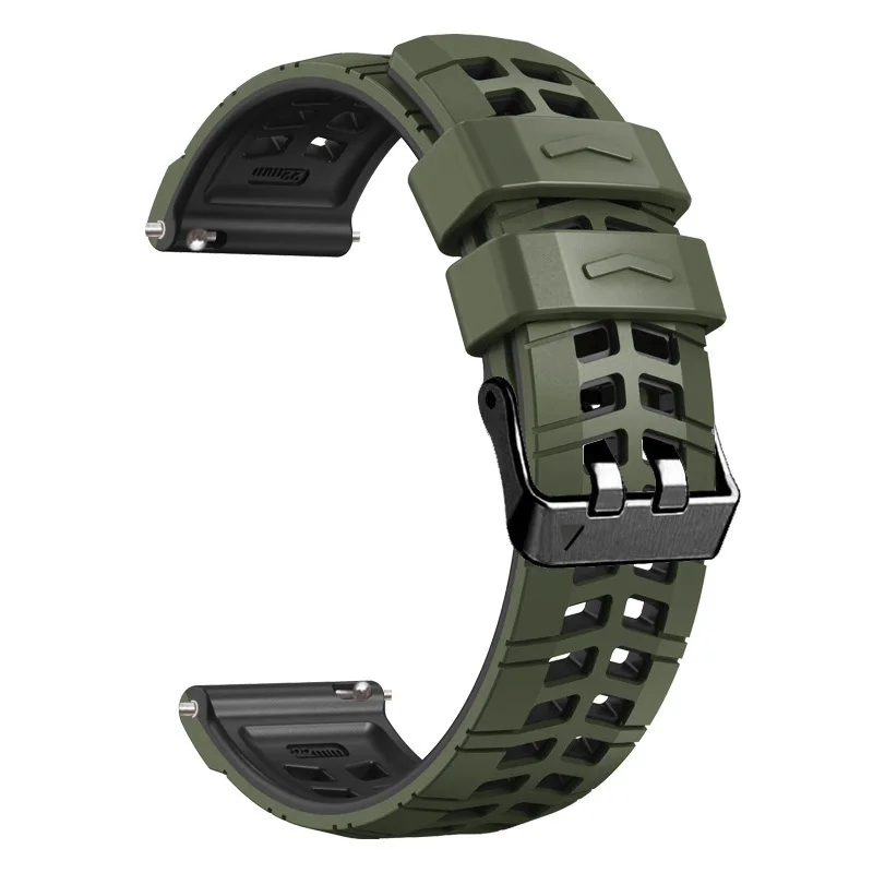 Correa de silicona de 22mm para Suunto Run/RACE S/Ocean/pulsera Vertical para Suunto 5 Peak, accesorios de pulsera de repuesto