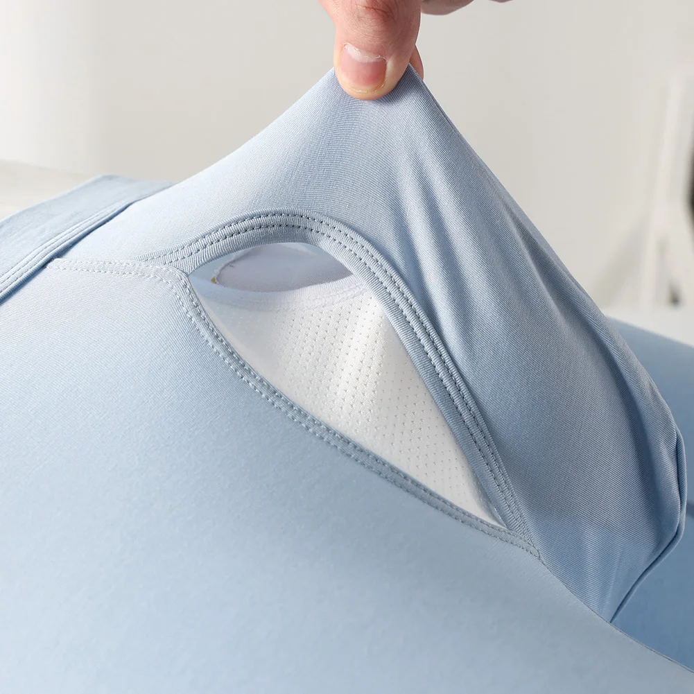 

Мужские трусы-боксеры с раздельным мешочком, спортивные, эластичные, удлиненные, с защитой от натирания, нижнее белье, мужские трусы