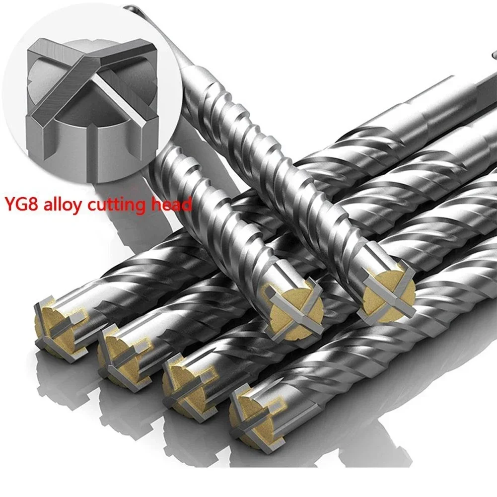 Drill Bit Tungsten Steel Alloy Cross Drill Bit Electric Hammer Drillling Bits For Concrete Rock Stone Power Tools