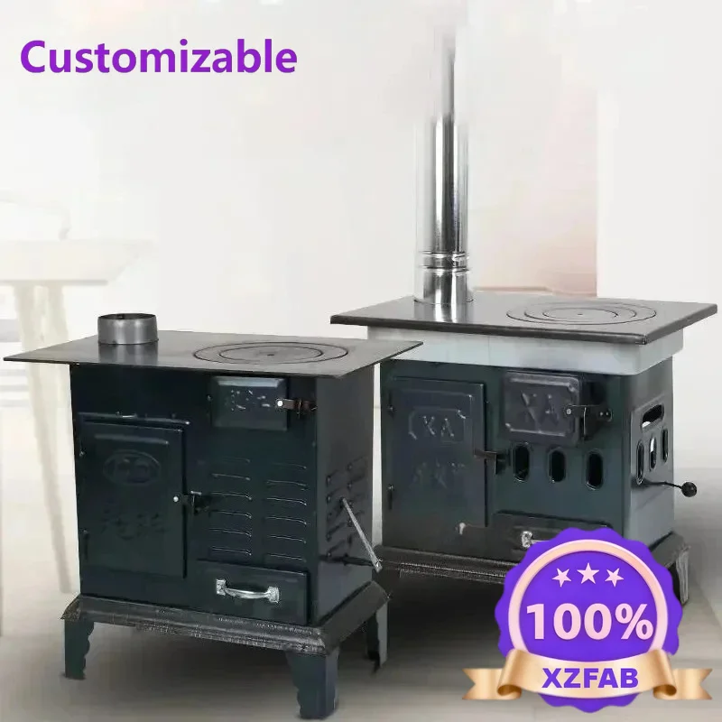 Factory Direct 2026 Functional Indoor Heating Stove Outdoor Patio Heaters  Firewood Coal Dual-purpose Roasting Stove
