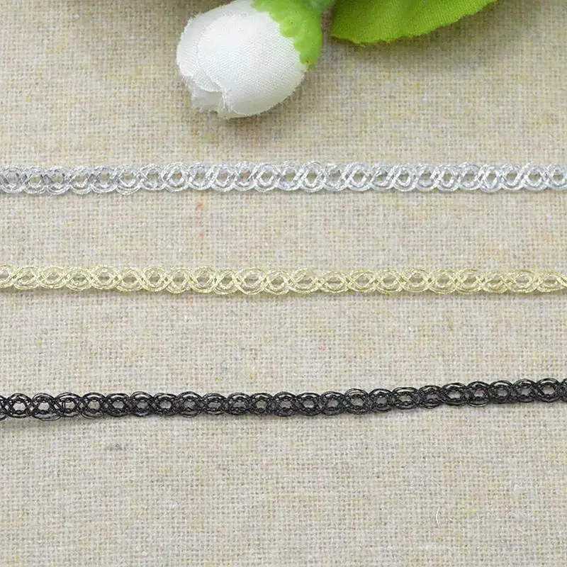 5 Meters/16.4Ft Per Pack of New Sewing Ribbons, Clothing Accessories, DIY Handmade Prom Dresses, Curtains, Latin Dance Costumes,