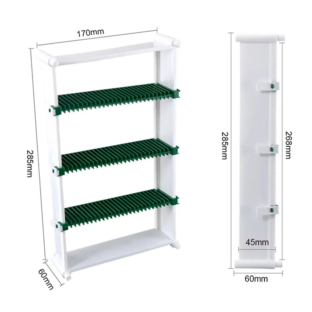 Adjustable LCD Screen PCB Holder Anti Static Plastic Tray 285*170*60mm for iPhone Dismountable Phone Tempered Glass Storage Box
