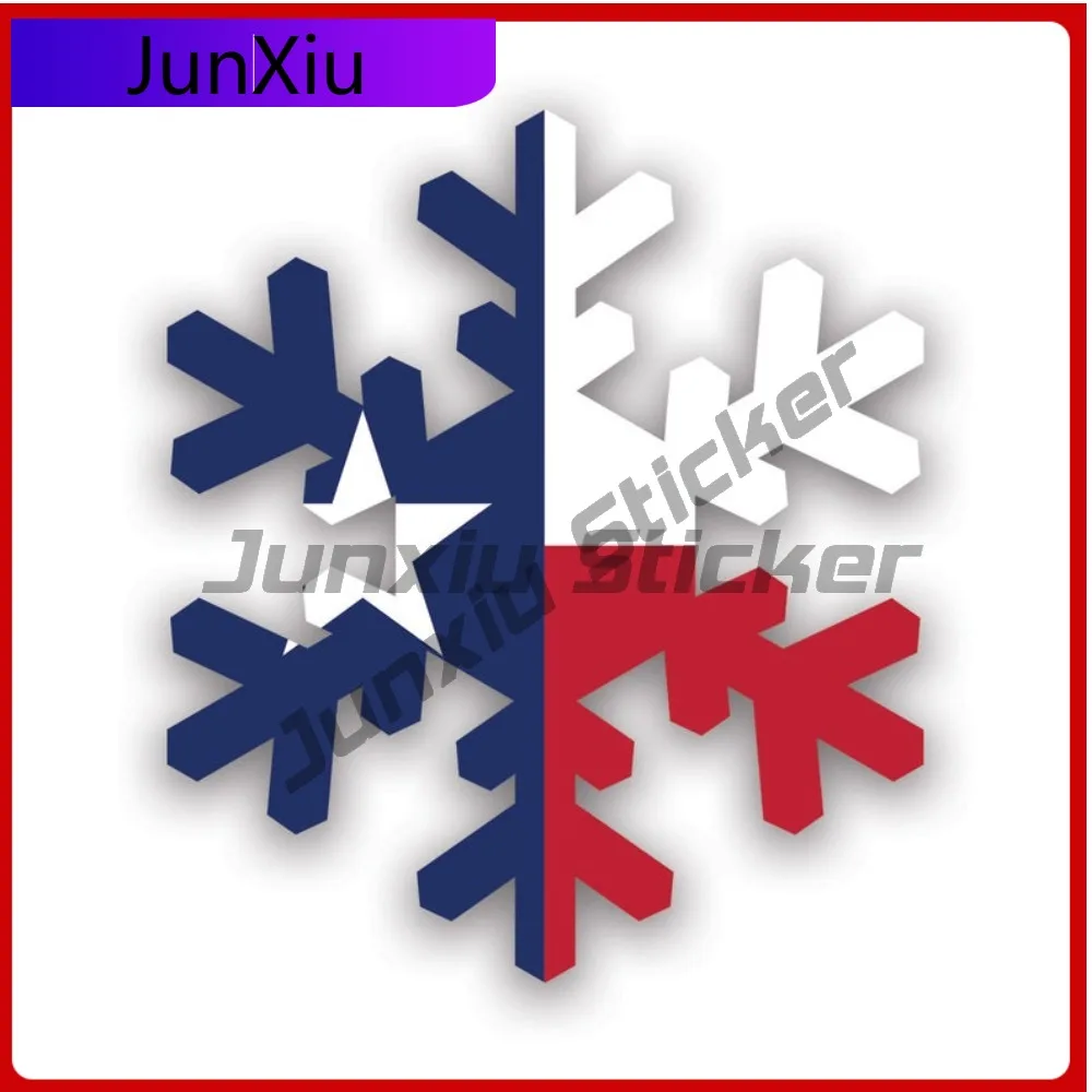 

Texas Snowflake Sticker Creative Decals Tx Snow Flake Snowboard Snowboarding Ski Sking Outdoors Winter Auto Decor Car Sticker