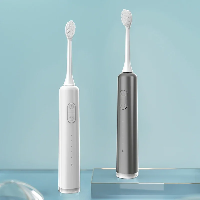 SUBORT S6 Wave Electric Toothbrush Oscillation & Vibration Sonic Electric Toothbrush for Adults USB-C Rechargeable Smart 5 Modes