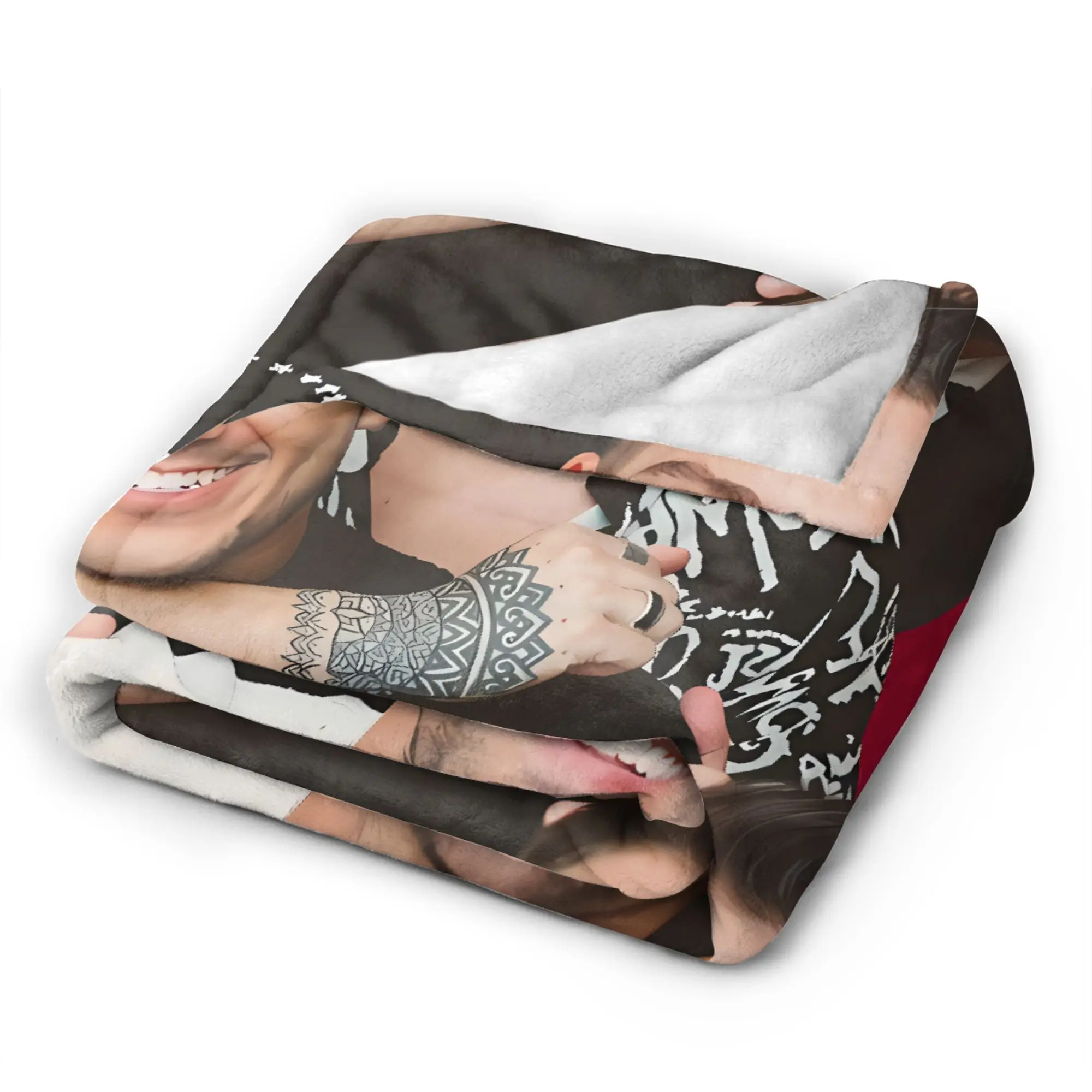 Soft BlanketChild Travel Big Time Rush Band Throw Blanket Flannel Bedspread For Couch Chair Sofa Bed Graphic Sofa Bed Cover #5