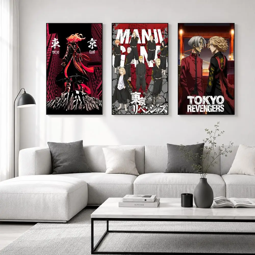 Anime Tokyo Revengers Poster High-quality wall art posters, suitable for home offices, bedrooms, and living rooms.