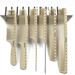 1PC Barber Comb Plastic Clear Scale Laser Ruler Hair Comb Professional Hairdressing Comb Brushes Salon Hair Cutting Styling Tool