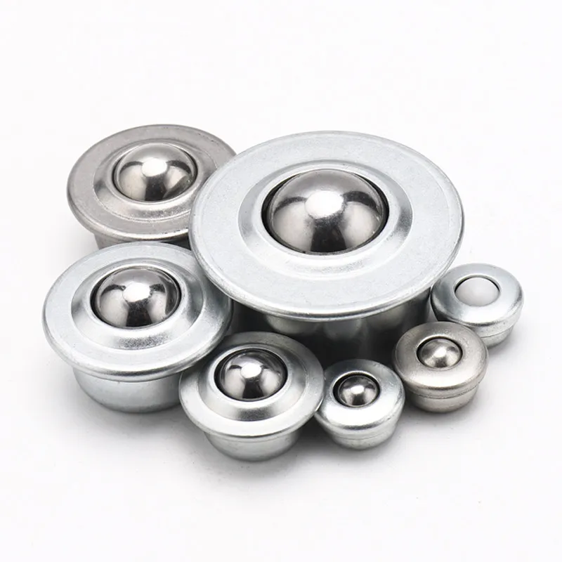 1-10pcs CY-8H/12H/15H/22H/30H Universal Transfer Ball Bearing Bullseye Wheels Carbon Steel/Nylon/304 Stainless Steel CY-19/25C