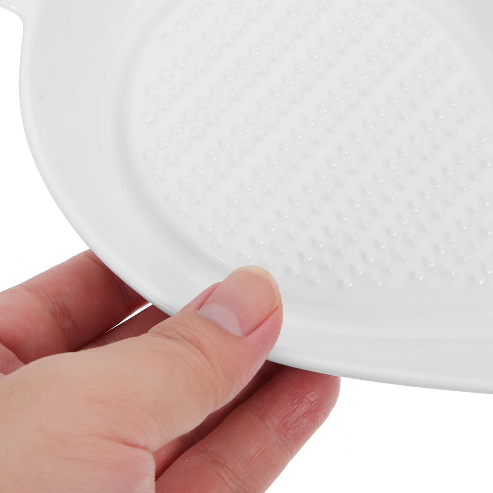 

Ceramic Ginger Grater Premium Wear-Resistant Reusable Kitchen Tool for Grinding Garlic Fruit Home Restaurant Use