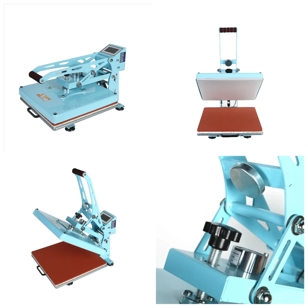 

WJW Semi-Automatic 15*15 High-Pressure Flat Ironing Machine Heat Press Machines Sublimation Machine
