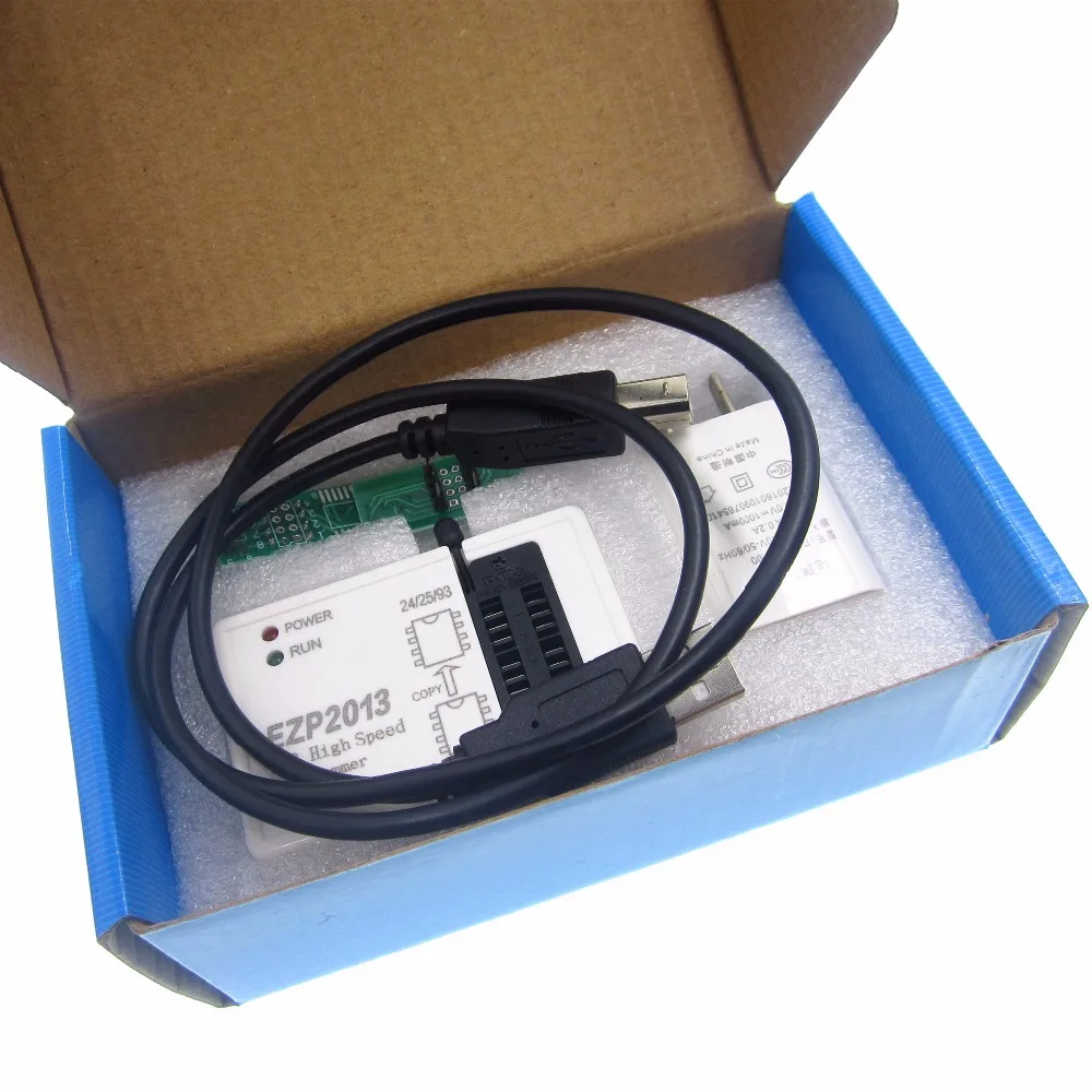 1SET EZP2013 newest (EZP20 10 Upgrade ) high-speed USB Programmer adapter support 24/25/26/93 EEPROM support W7 W8